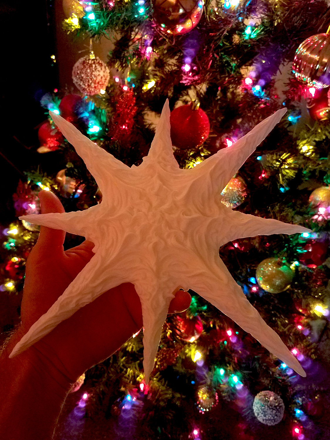 3D Printed Stars. Wall Decoration. 3D Printing on demand.